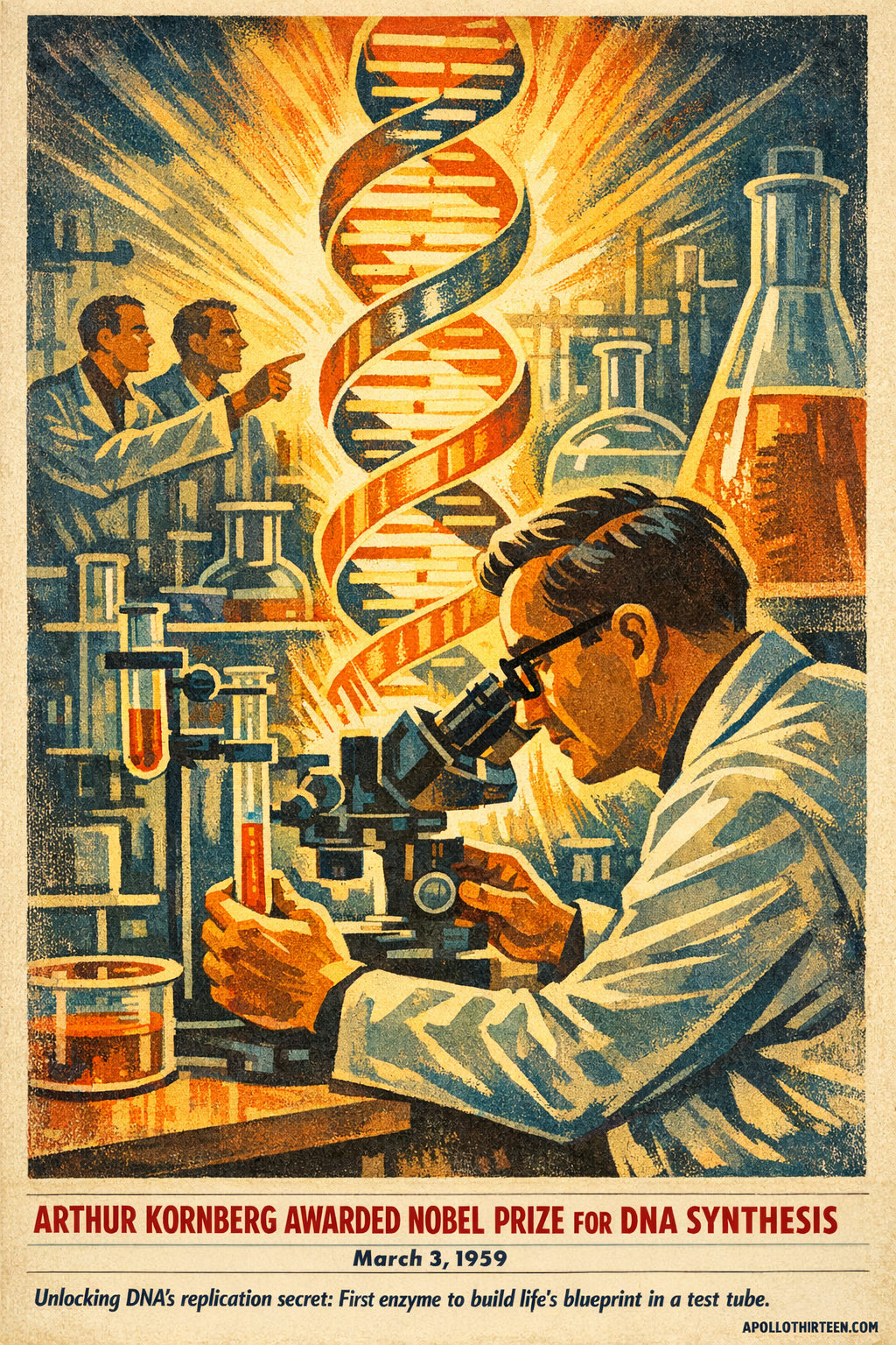 Arthur Kornberg awarded Nobel Prize for DNA synthesis: 67 Years Later