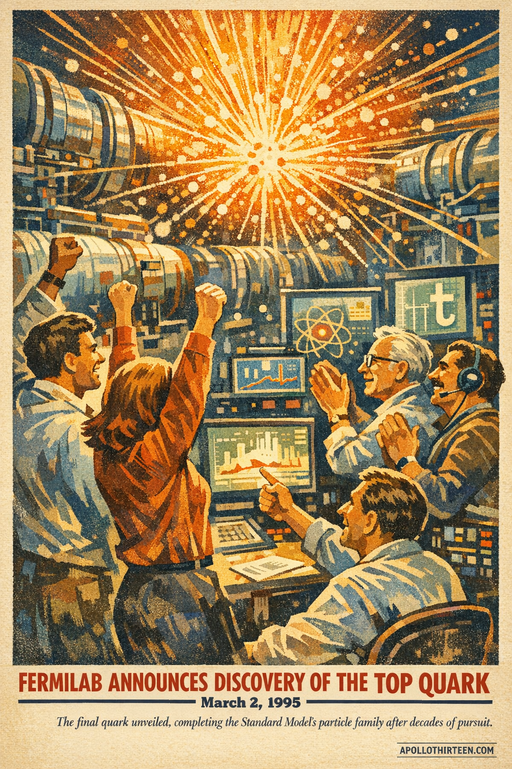 Fermilab announces discovery of the top quark: 31 Years Later