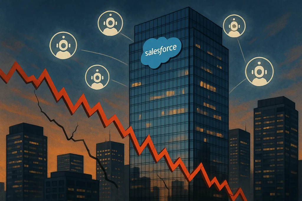 AI Fears Push Salesforce to Historic Lows