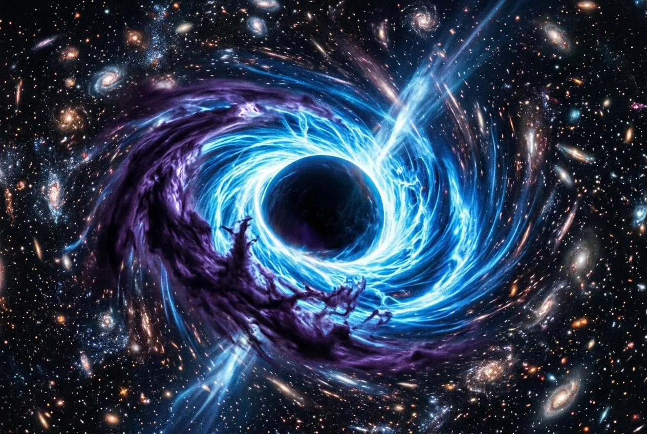 Black holes saved the universe by eating its antimatter twin