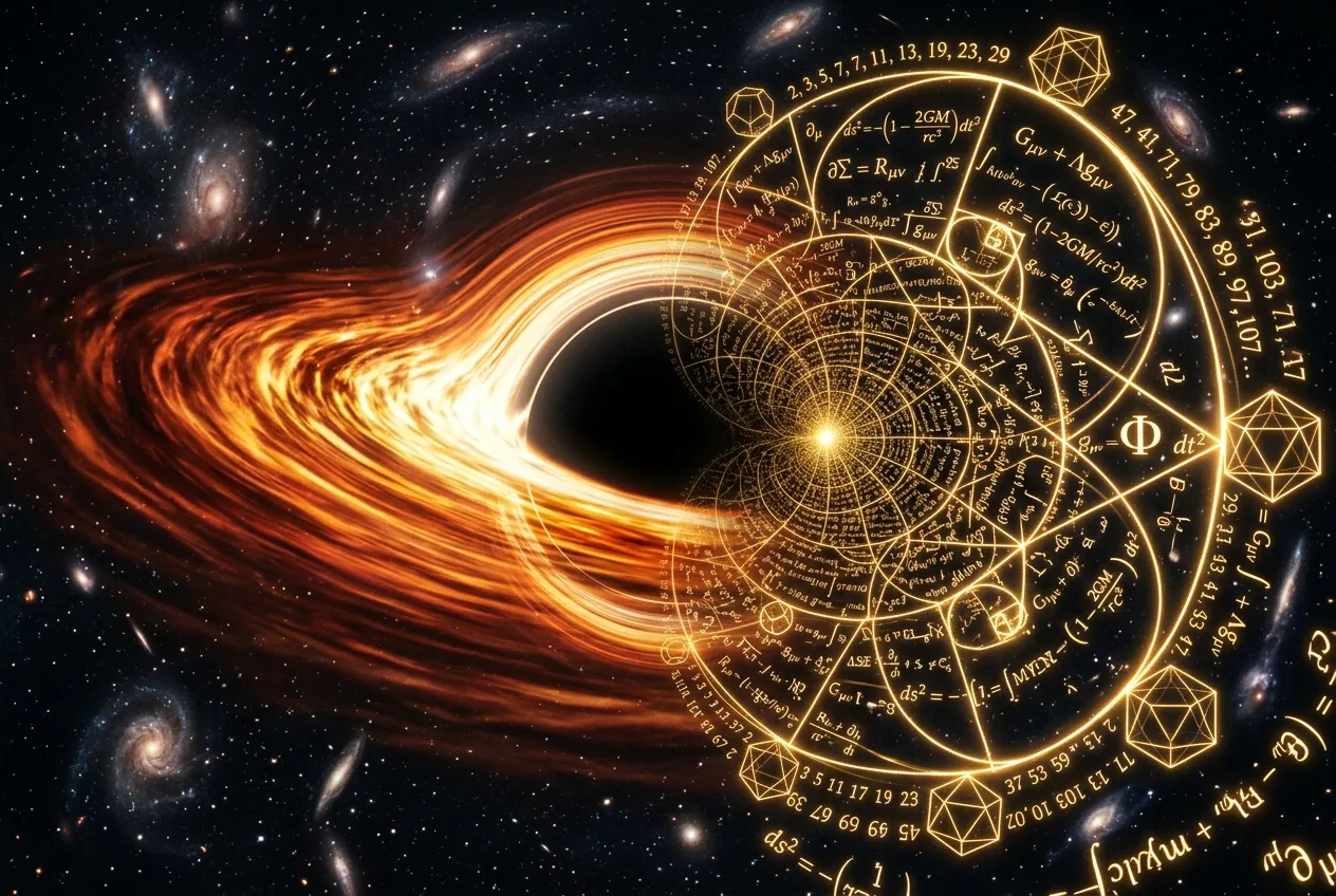 Black Holes Speak the Language of Pure Mathematics