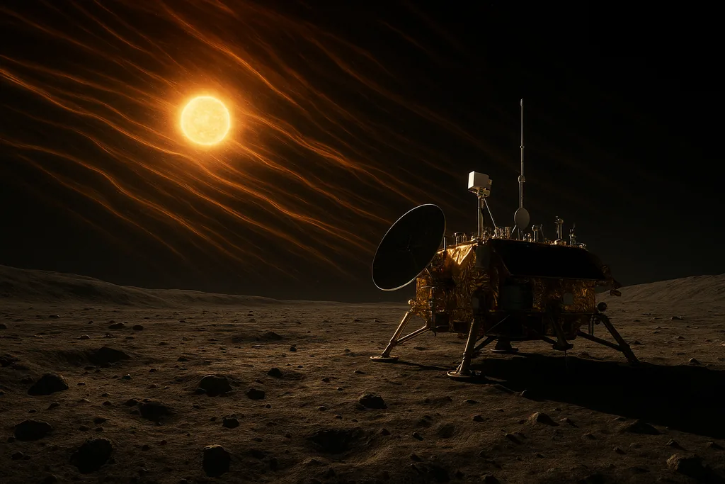 Chang'e-6 Shows Solar Wind Charges Lunar Surface