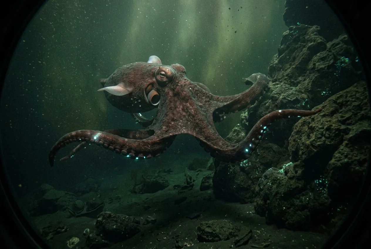 Cretaceous Oceans Were Ruled by 19-Meter Octopuses