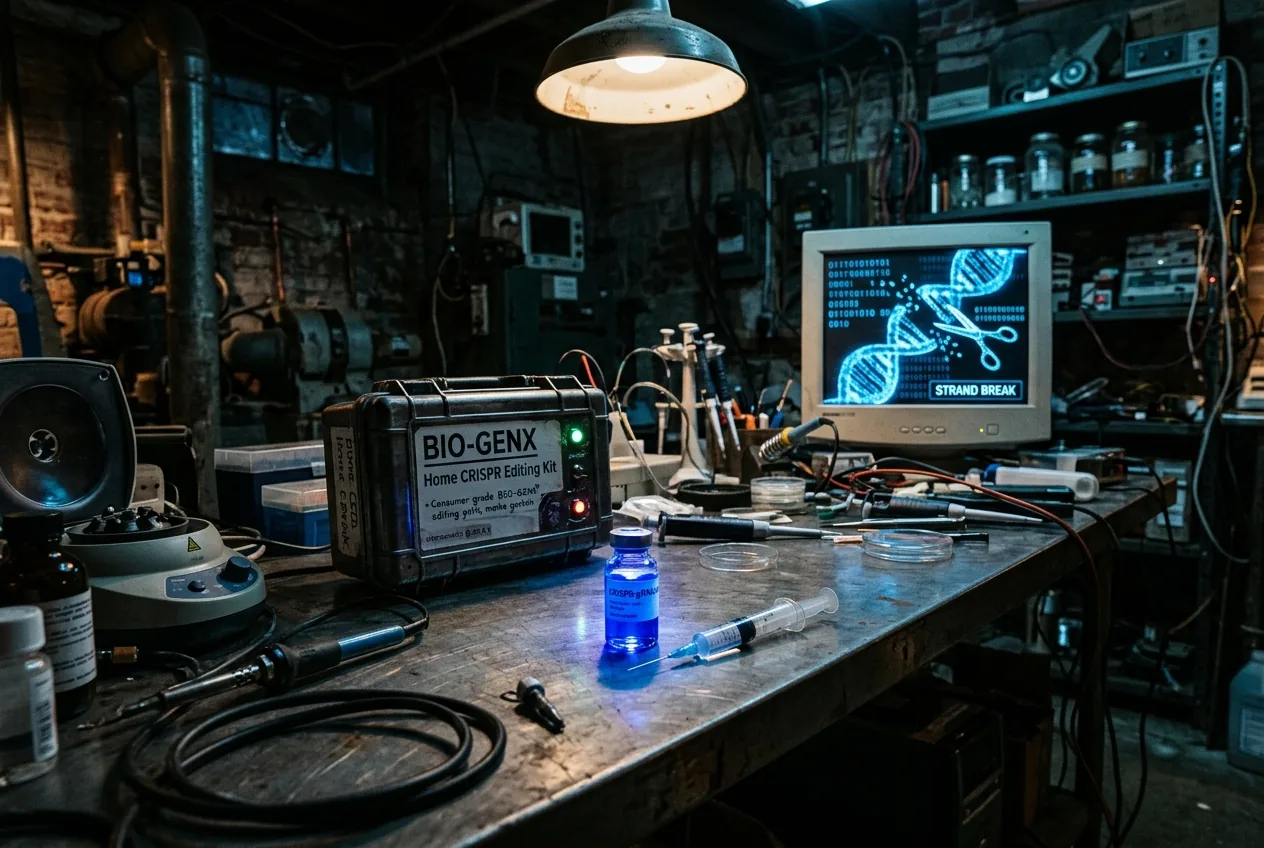 The CRISPR Identity Crisis and the Forensic Myth of the Self-Editing Outlaw