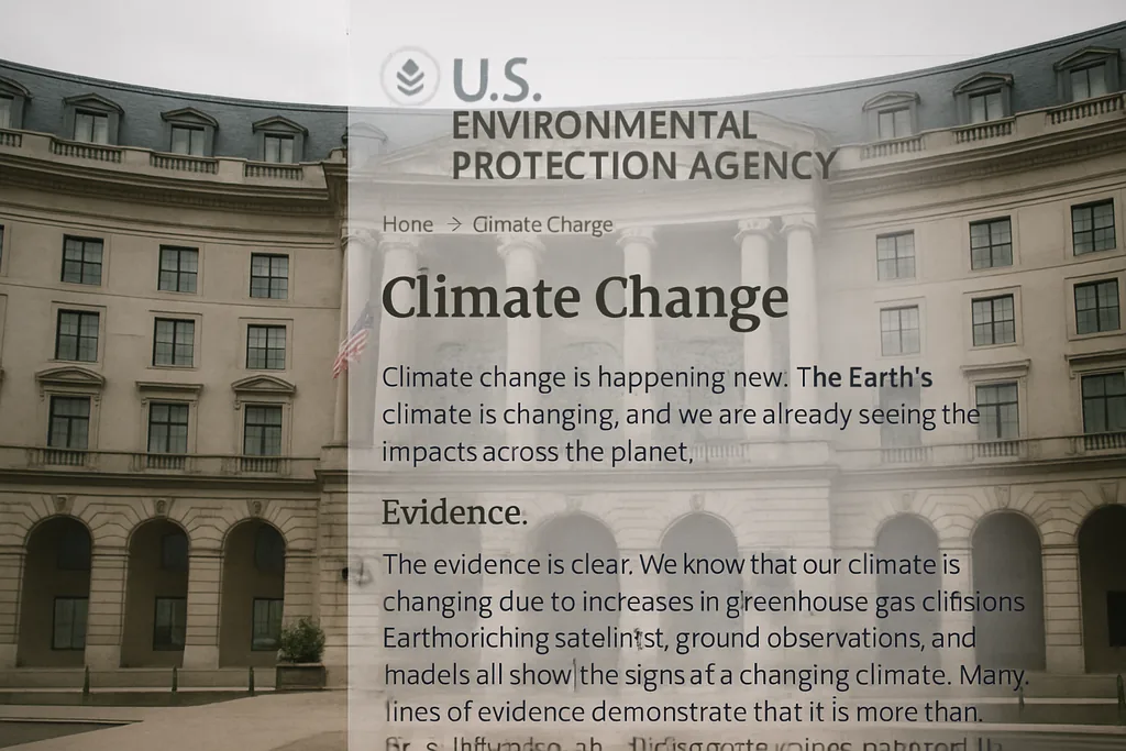 EPA Erases Human-Caused Climate Language