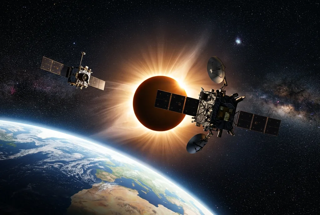 ESA Proba-3 Satellites Create Artificial Solar Eclipses