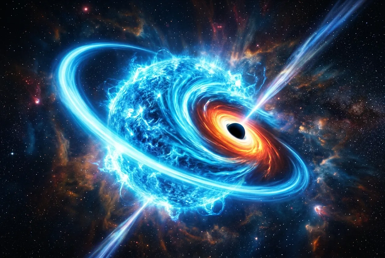 The Black Hole Plunge: Why Deep Space is Flashing Blue