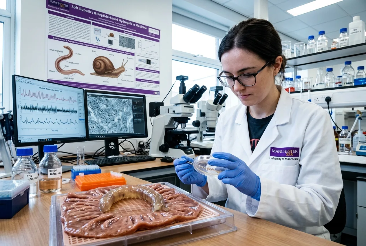 Could the University of Manchester's snail-inspired robots use slime-like motion to steer cancer drugs?