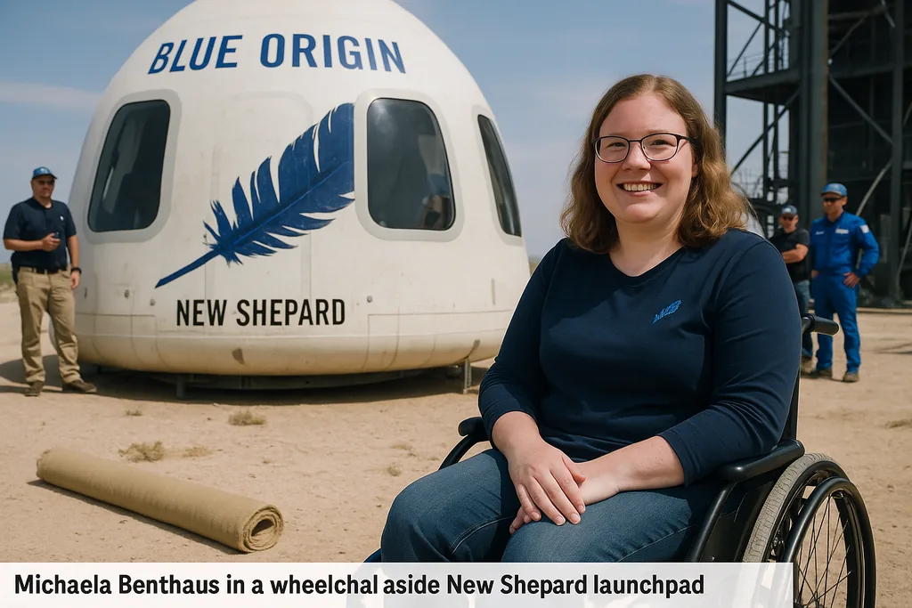 Wheelchair User Reaches Space on Blue Origin Flight