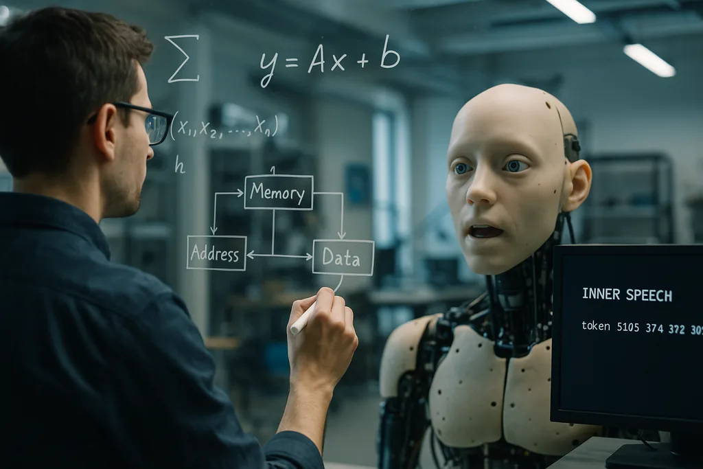 Self-Talk Boosts AI Learning