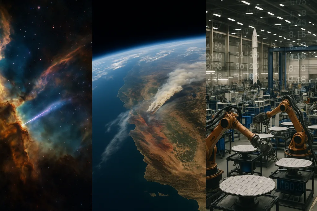 Space Is Ablaze — Sky, Markets and Earth