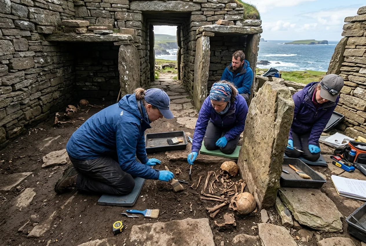 University of the Highlands and Islands' 5,000‑year DNA shock: secret male dynasties in Orkney tombs