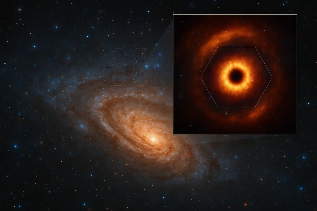 Webb’s Sharpest View of Black Hole Edge