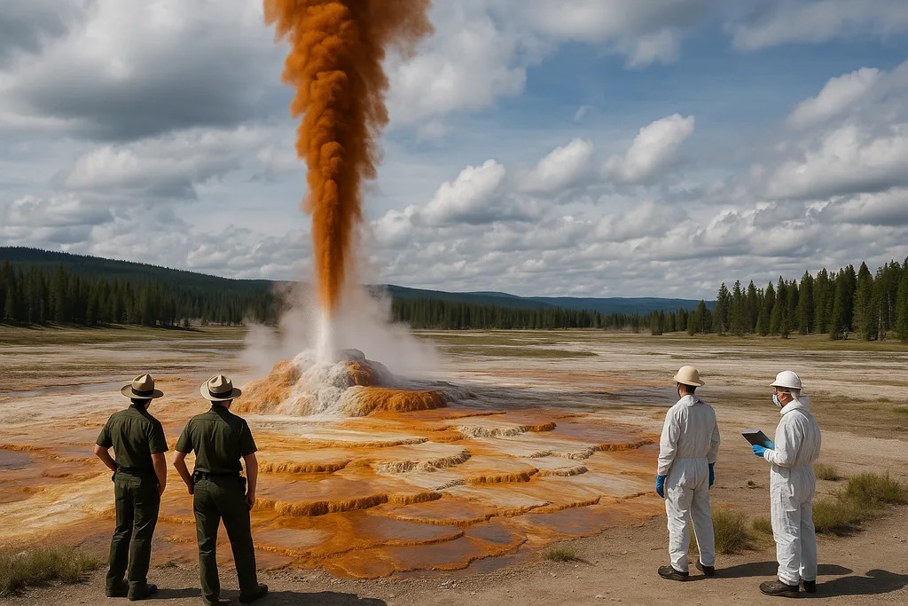 World’s Largest Acid Geyser Erupts Nearby